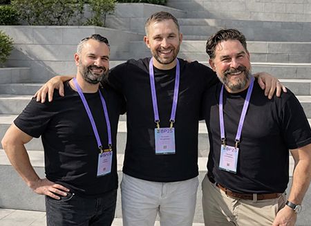 Anas Salem, left, Alex Ivanov, center, and Dietrich von Behren reimagined Cardbase as Collectibles.com. (Credit: Collectibles.com)