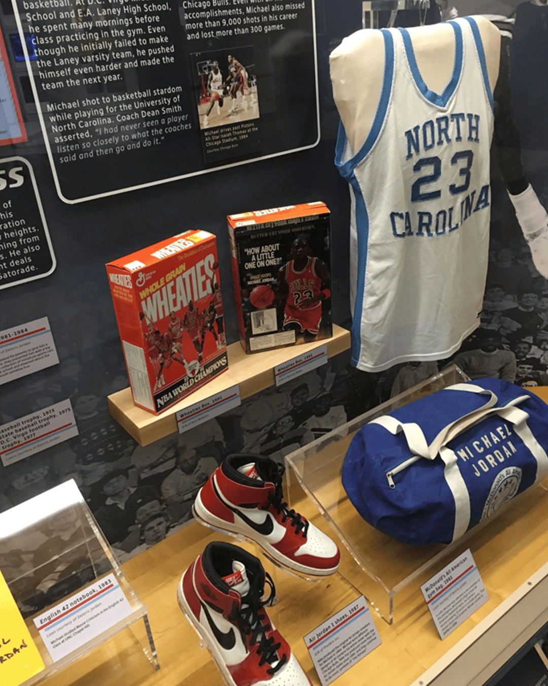 The jersey was found in the Cape Fear Museum in Wilmington, NC (Credit: The Michael Jordan Archive)