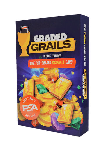 The first Graded Grails repack comes with series for football, baseball and basketball. (Credit: CardsHQ)