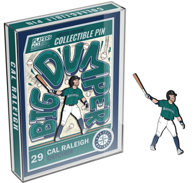 Fans who buy a special-event ticket will receive a limited-edition Cal Raleigh pin. (Credit: Seattle Mariners)