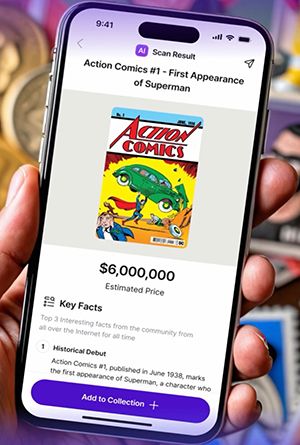 The Collectibles app now has more than 1.5 million total registered users. (Credit: Collectibles.com)