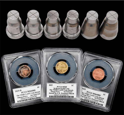 The final of the 232 lots was the most expensive, selling for $800,000. (Credit: Stacks & Bowers)