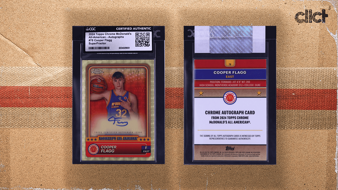 COOPER FLAGG 2024オートグラフカード（Record Cooper Flagg sale 