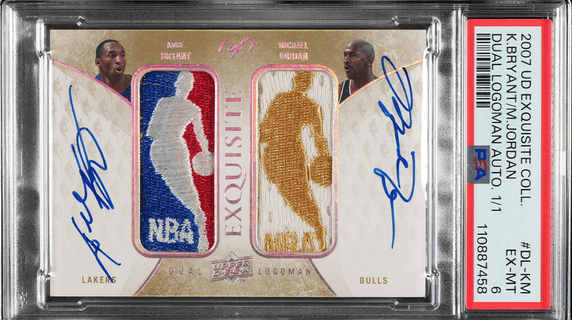 Hobby history! MJ-Kobe Logoman sells for $12.932 million, now most expensive card ever