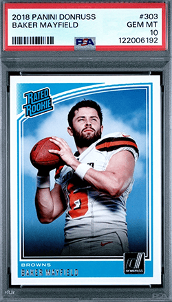 Baker Mayfield's card market continues to trend upward.