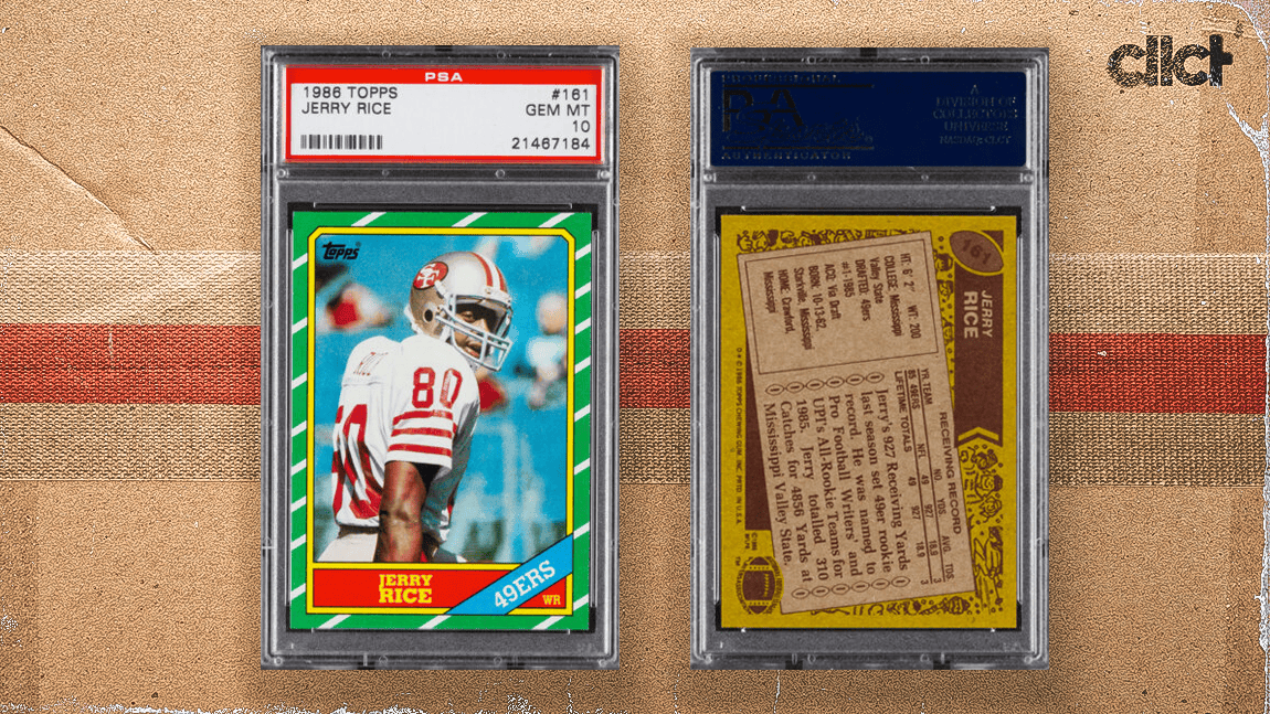 Why the 1986 Jerry Rice rookie card rarely makes the grade | cllct