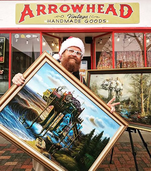 Sherrill and his wife, Mel, own Arrowhead Vintage and Handmade Goods in Canton, Ohio. (Photo courtesy of Dave Sherrill)