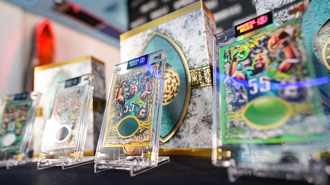 Spector spent seven months preparing for his first card project as he brought his art to the hobby. (Photo courtesy of Jordan Spector)